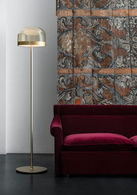 Fontana arte - lampada da terra Equatore - h 175 cm