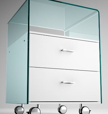 Fiam - cassettiera home office rialto
