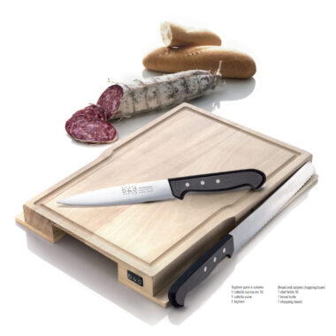 D&D - tagliere in legno con magnete